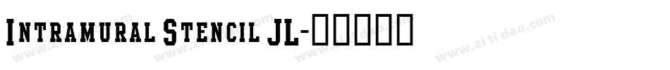 Intramural Stencil JL字体转换